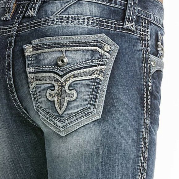 NWT! ROCK REVIVAL "KAMEA" SKINNY JEANS 28 MSRP$189 - Picture 10 of 15